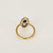 Bague 47 Bague marquise ancienne en or jaune, or blanc, diamants et saphir 58 Facettes Bgmarquisesaphir