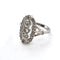 Bague 54 Bague en or blanc 18 kt et diamants 58 Facettes 103/26 189 26