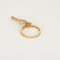 Bague 49.5 Bague motif clé en or rose et diamants baguette 58 Facettes Bgclé
