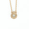Collier Collier poire en or rose et diamants 58 Facettes CollminipoireR