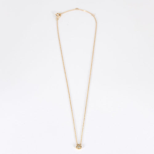 Collier Collier poire en or rose et diamants 58 Facettes CollminipoireR