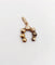 Pendentif Pendentif fer à cheval victorien en or 18k, argent et grenats 58 Facettes A07281