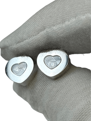 Boucles d'oreilles Chopard Happy Diamond - Boucles d'oreilles en or 18 carats et diamants 58 Facettes Boucle Chopard