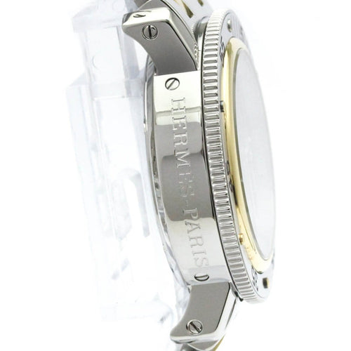 Montre Hermès Clipper - Montre chronographe quartz en acier inoxydable 58 Facettes zuboqnpdya