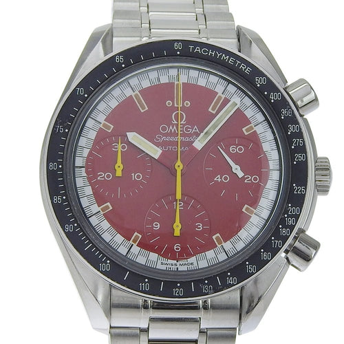 Montre Omega Speedmaster Michael Schumacher - Montre chronographe automatique en acier 58 Facettes krpe79esn8