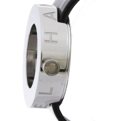Montre Chanel La Ronde - Montre quartz en acier et cuir verni 58 Facettes z1ihrt5gw5
