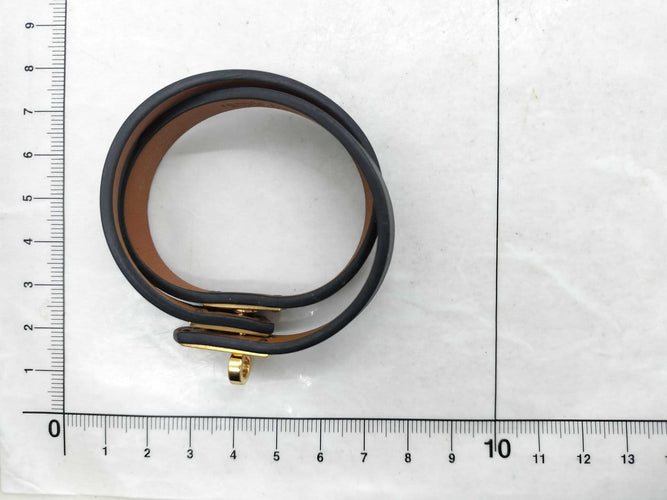 Bracelet Hermès Kelly Double Tour - Bracelet en cuir 58 Facettes yzlarsa795