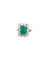Bague 50 Bague Pompadour en or blanc, émeraude et diamants 58 Facettes é'é