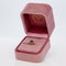 Bague 54 Bague en or jaune 14K, opale noire naturelle et diamants 58 Facettes R003