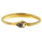 Bracelet Bracelet serpent semi-rigide en or jaune et blanc, saphir et diamants 58 Facettes G3965
