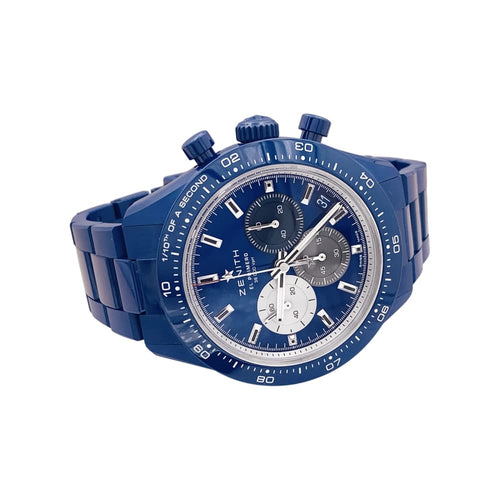 Montre Zenith Chronomaster Sport - Montre en céramique bleue 58 Facettes 35740