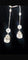 Collier Belle Époque - Collier négligé en platine et diamants anciens 58 Facettes D17