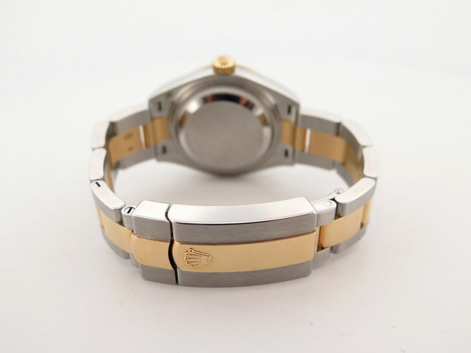 Montre Rolex Lady-Datejust 28 - Montre Oyster en or jaune et acier, diamants 58 Facettes 275438