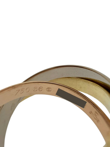 Bague 56 Cartier Trinity - Bague triple en or 18 carats 58 Facettes A2103