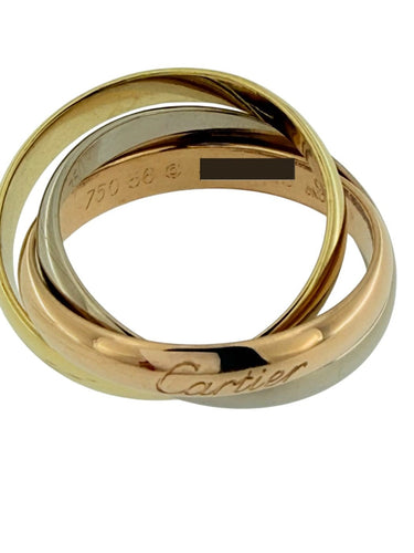 Bague 56 Cartier Trinity - Bague triple en or 18 carats 58 Facettes A2103