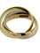 Bague 56 Cartier Trinity - Bague triple en or 18 carats 58 Facettes A2103
