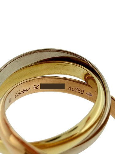 Bague 58 Cartier Trinity - Bague triple en or 18 carats 58 Facettes A2104