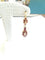 Boucles d'oreilles Demi-parure - Bracelet et boucles d'oreilles en or jaune et grenats 58 Facettes PAR 001