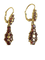 Boucles d'oreilles Boucles d'oreilles girandoles en or jaune et grenats 58 Facettes BO  001