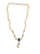 Collier perles, tanzanite et diamants en or blanc