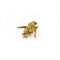 Broche Abeille - Broche en or jaune et émeraudes 58 Facettes 260153R