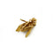 Broche Abeille - Broche en or jaune et émeraudes 58 Facettes 260153R