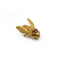 Broche Broche Abeille en or jaune et rubis 58 Facettes 260154R