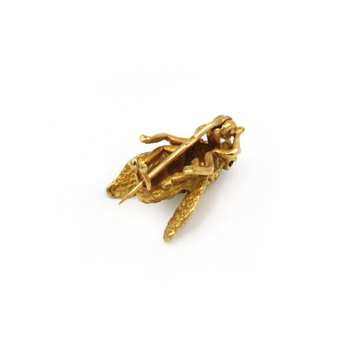 Broche Broche Abeille en or jaune et rubis 58 Facettes 260154R