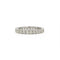 Bague 48 Alliance américaine - Bague en or blanc et diamants 58 Facettes 260030SP