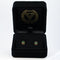 Boucles d'oreilles Boucles d'oreilles en or jaune 585 et opales noires naturelles 58 Facettes E025