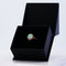 Bague 54 Bague en or jaune 14 ct avec opale blanche naturelle 58 Facettes R005