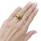 Bague 52 Fred Paris Léopard - Bague en or jaune et émail noir 58 Facettes 35769