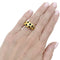 Bague 52 Fred Paris Léopard - Bague en or jaune et émail noir 58 Facettes 35769