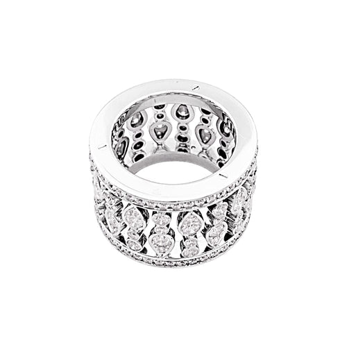 Bague 53 Chopard Haute Joaillerie - Bague en or blanc et diamants 58 Facettes 35668