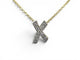 Collier Tiffany & Co Paloma's Graffiti X - Collier en or jaune, platine et diamants 58 Facettes 275378