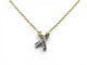 Collier Tiffany & Co Paloma's Graffiti X - Collier en or jaune, platine et diamants 58 Facettes 275378