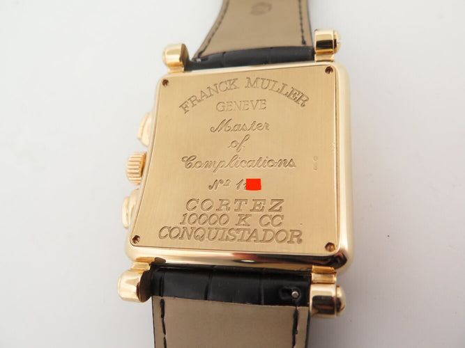 Montre Franck Muller King Conquistador Cortez - Montre en or jaune 18k 58 Facettes 275446
