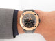 Montre Baume et Mercier Riviera - Montre chronographe en acier et or rose 58 Facettes 275444