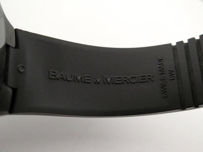 Montre Baume et Mercier Riviera - Montre chronographe en acier et or rose 58 Facettes 275444