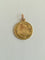 Pendentif Médaille Christ Enfant auréolé en or jaune 58 Facettes MED 001