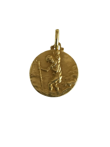 Saint Christophe - Médaille en or jaune
