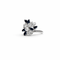 Bague 49 Bellin - Bague bouquet en or gris et platine, diamants, saphirs 58 Facettes REF2578-346