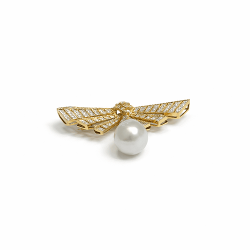 Broche Cléopâtre - Broche en or jaune 18K et diamants 58 Facettes REF2576-344