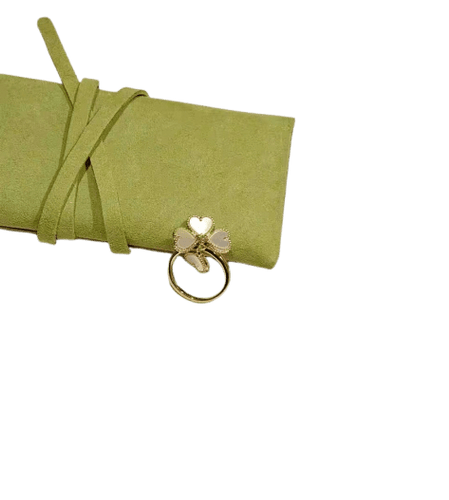 Bague 54 Van Cleef & Arpels - Bague Sweet Alhambra en or jaune, nacre et diamant 58 Facettes jnci94