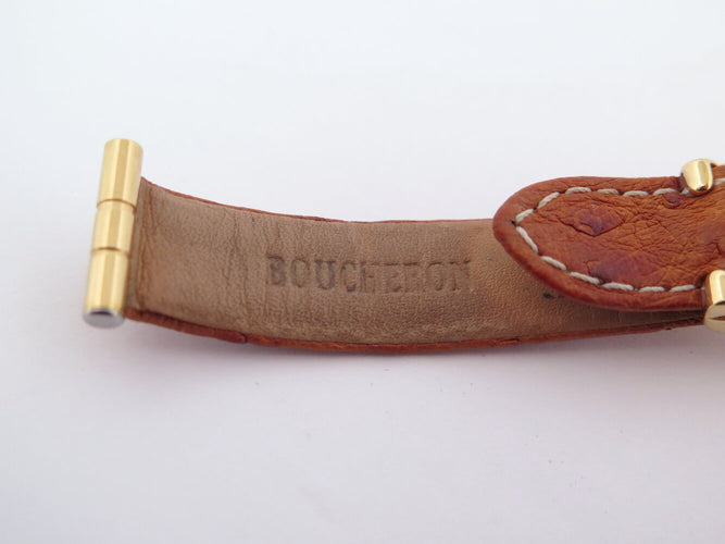 Montre Boucheron Reflet Solice - Montre 37 mm en acier palladié et diamants 58 Facettes 275501