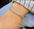 Bracelet Rainbows - Bracelet en platine, saphirs multicolores et diamants 58 Facettes Rai