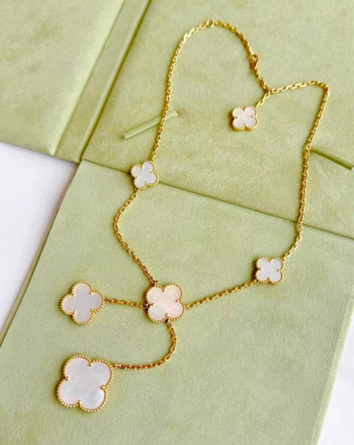 Collier Van Cleef & Arpels Magic Alhambra - Collier 6 motifs en or jaune et nacre 58 Facettes jnci100