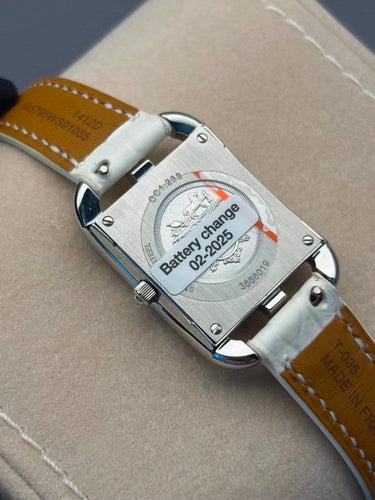 Montre Hermès Cape Cod - Montre 31 mm en acier, diamants et saphirs 58 Facettes jnci102