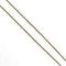 Collier Chaîne fine maille plate en or jaune 18K 58 Facettes REF2564-332