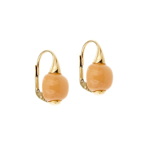 Boucles d'oreilles Doris - Boucles d'oreilles en or rose et pierres de lune 58 Facettes 37569